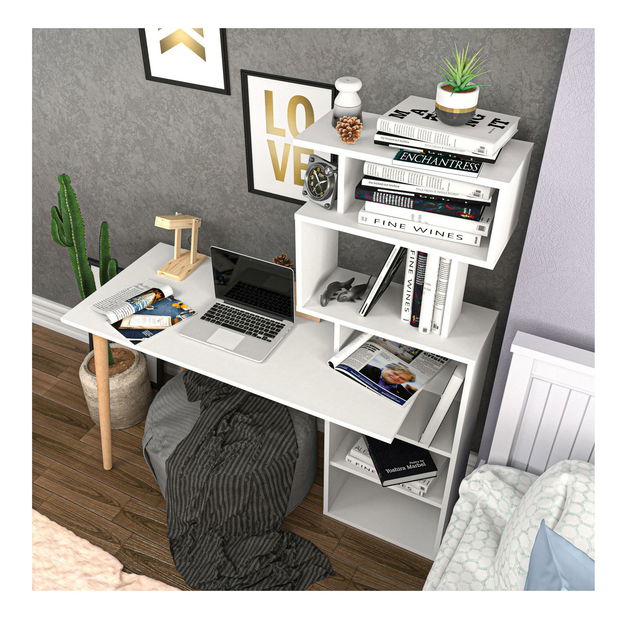 PC stolík Veratum (biela) 