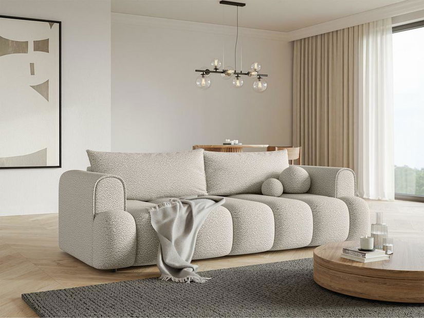 Trosjed Didier (svijetlobež + crna)