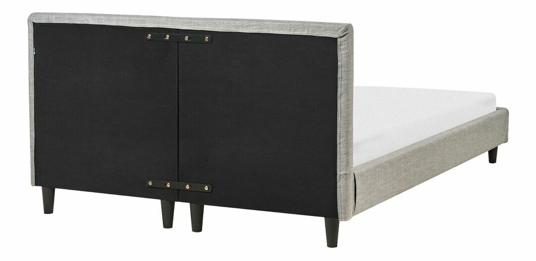 Manželská posteľ 140 cm Ferdinand (sivá) (s roštom)