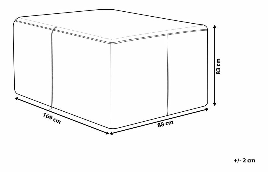 Kerti bútortakaró Moderna (szürke)