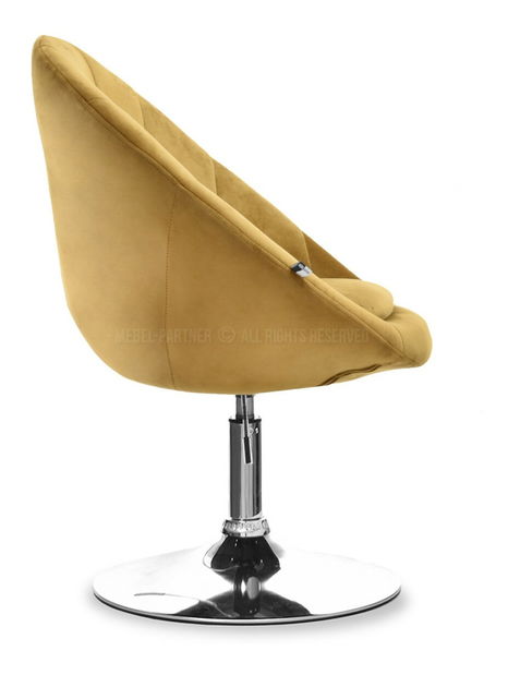 Fotel Lush 3 (arany + arany)