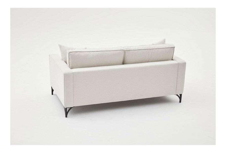 Kétszemélyes kanapé Berlunetta (krém + fekete)