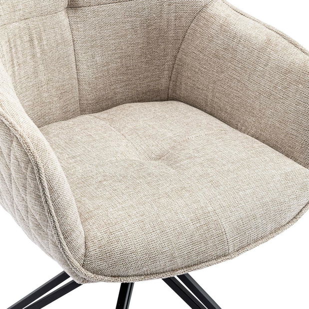 Jedálenská stolička Heretico (krémová)