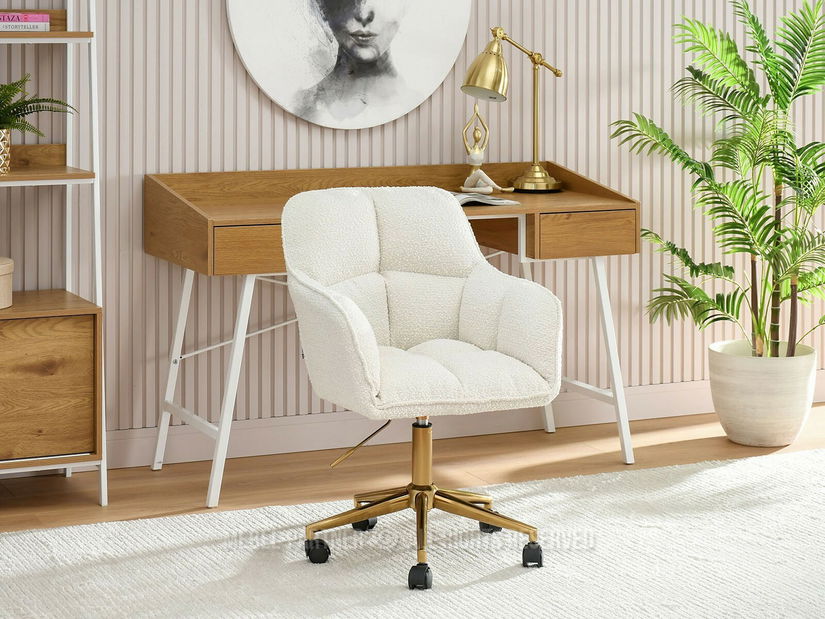 Kreslo Island (krémová + chrómová)