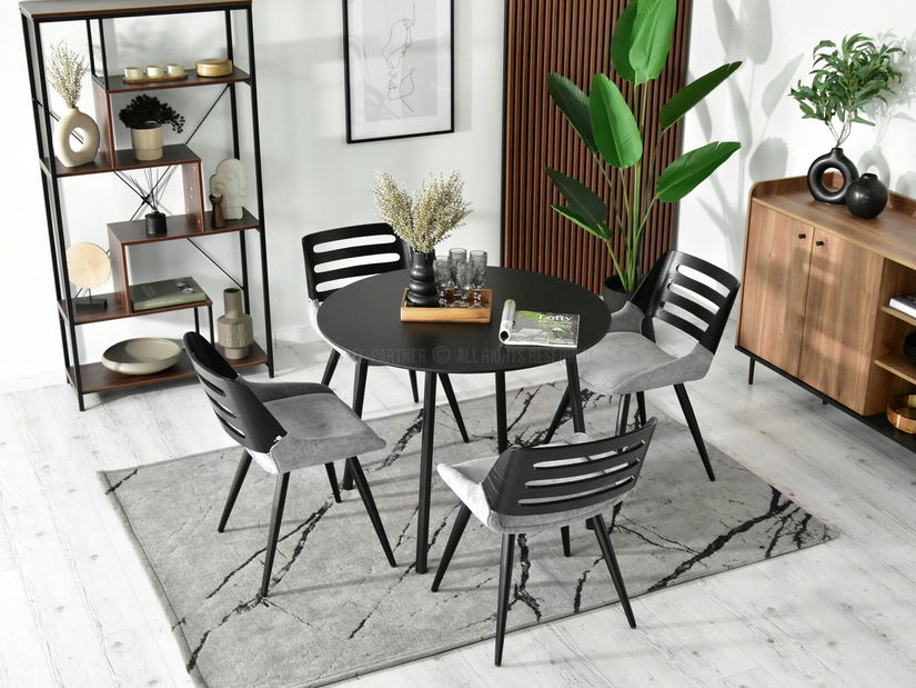 Stolica Kian (crno-siva + crna)