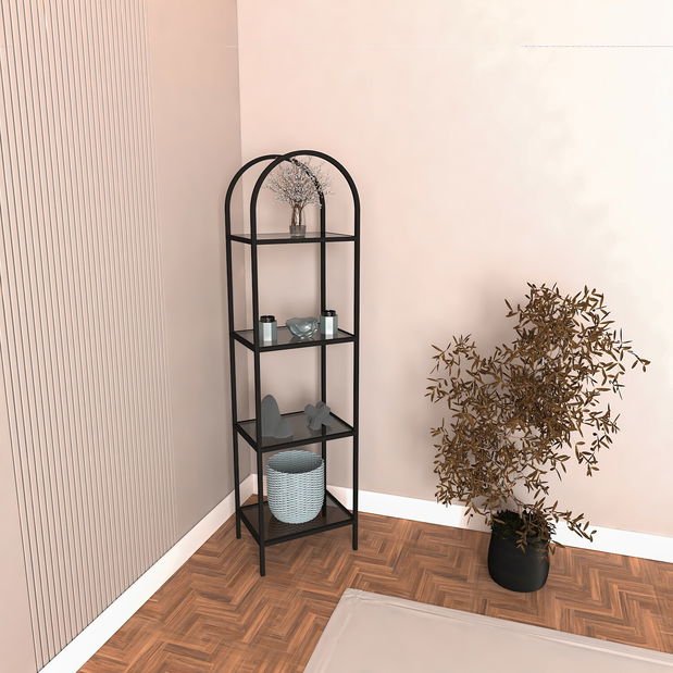 Regál Monisa 40 (fekete)