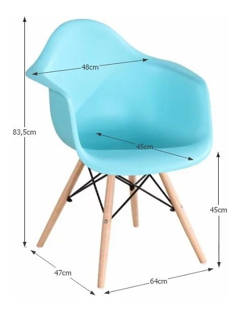 Scaun de sufragerie (2 buc.) Damiron PC 019 (mentol) *vânzare stoc