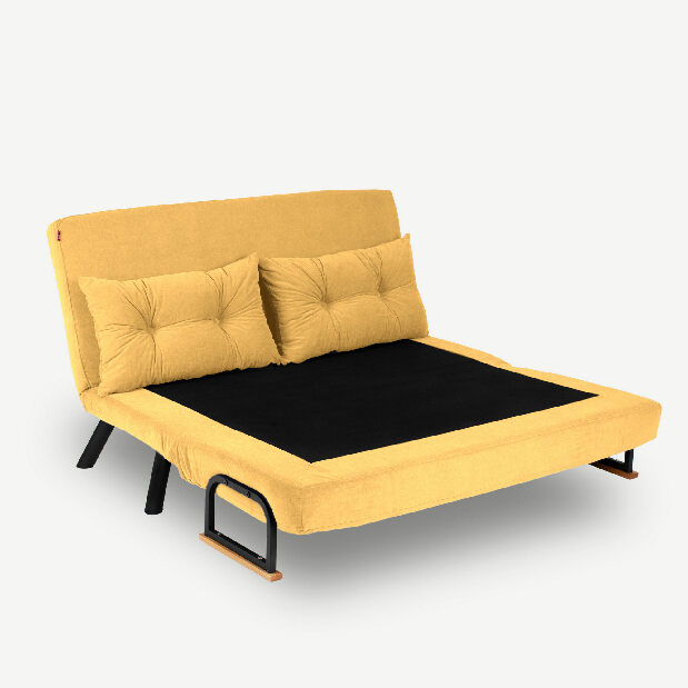 Canapea futon Sandy (muștar)