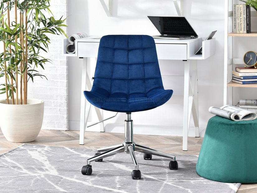 Scaun Eleanor (albastru marin + negru)