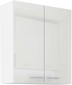 Horná kuchynská skrinka Lavera 80 G-90 2F (korpus: biela + front: lesk biely)