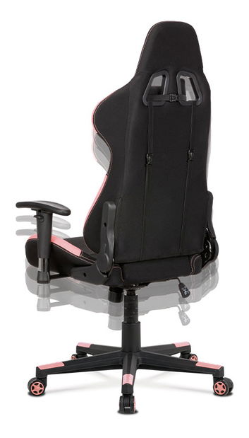 Scaun de birou Kelby-F02-PINK (Negru + roz)