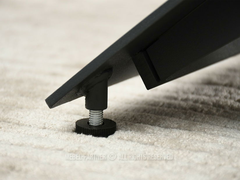 Masă sufragerie Caramelos (marmură + negru)