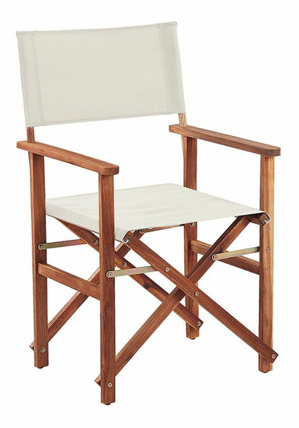 Set 2 ks záhradných lehátok s náhradnými poťahmi Ciala (tmavé drevo + tropický motív)