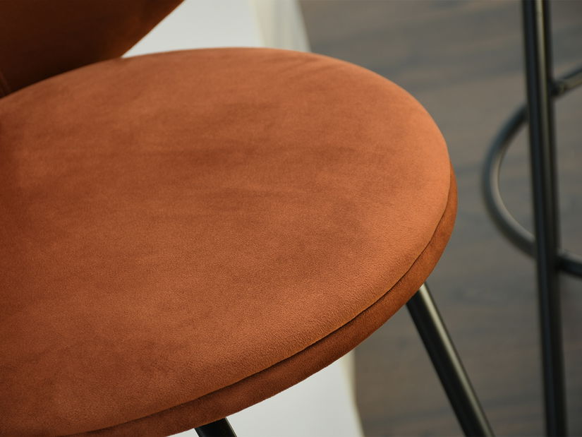 Barová stolička Japassie (čierna)