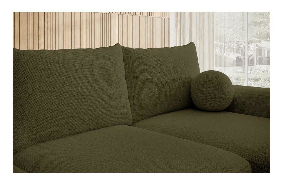 Colțar Carlito (D) (măslin + negru)