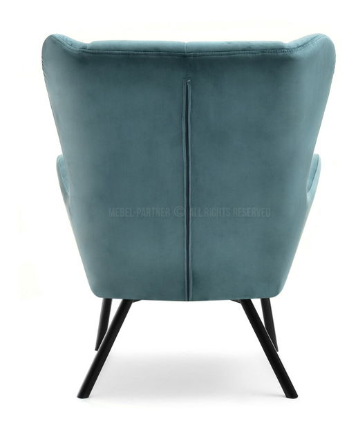 Dizájnos fotel Norweien (arany)