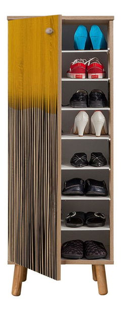 Set za predsoblje Beside 2 (hrast sonoma + antracit)