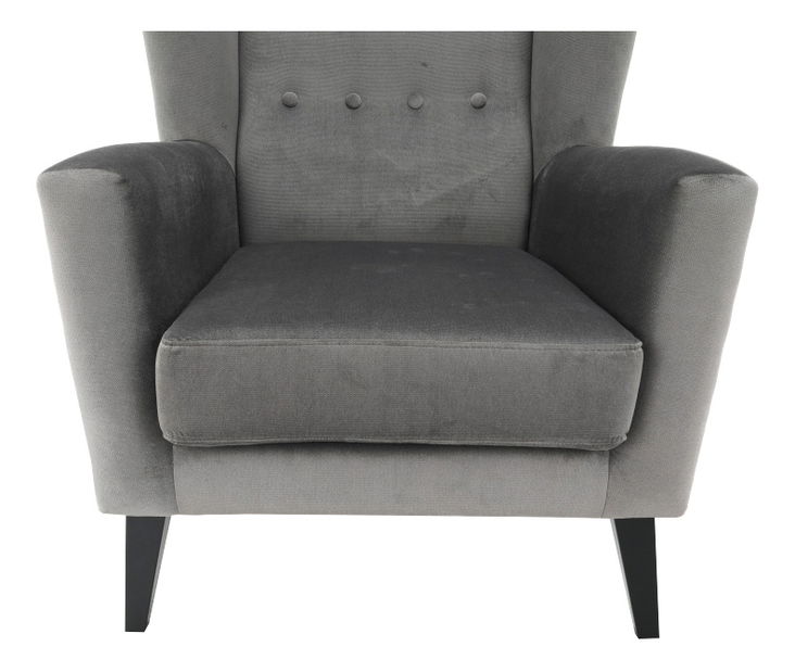 Fotel Rodeza Kronos 15 (Világosszürke + Fekete) 