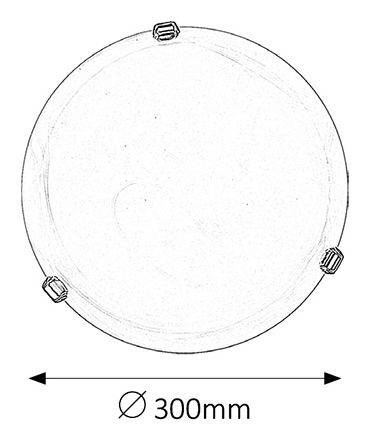 Aplică Alabastro 3202 (sticlă pietroasă + mânere crom)