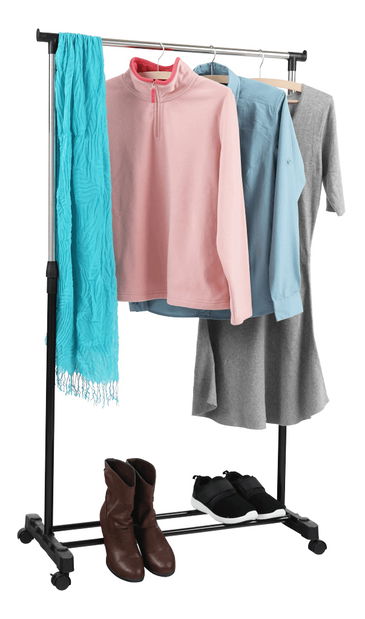 Pojazdný vešiak Delfino (čierna)