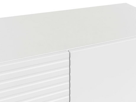 Komód Sarlana 2D3SZ (fehér + fekete) 