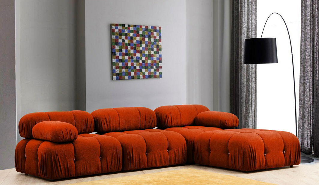 Kutna sofa Bubel (crvena)