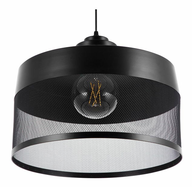 Závesná lampa Cardenas (čierna)