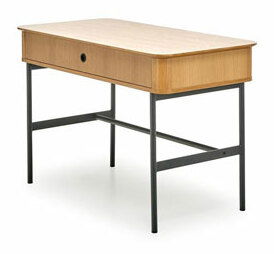 PC stolić Sommer B1 (hrast prirodni + crna)