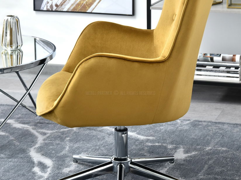 Fotel Truni (arany + króm)