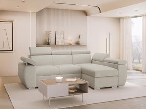 Rohová sedacia súprava Gozo Mini (svetlobéžová) (P)