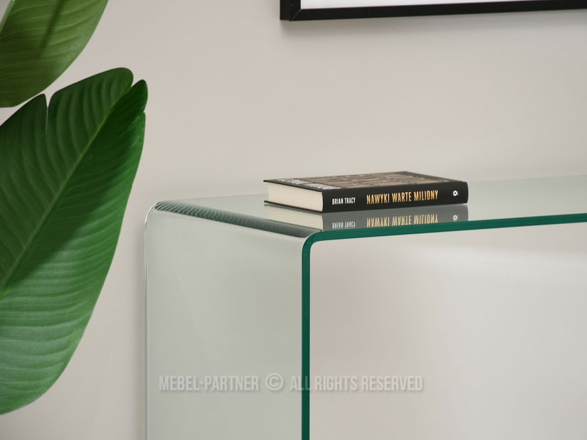 Konzolový stolík Eli (transparentná)