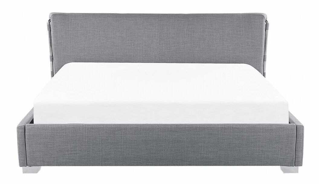 Franciaágy 160 cm PARNAS (ágyráccsal) (szürke)