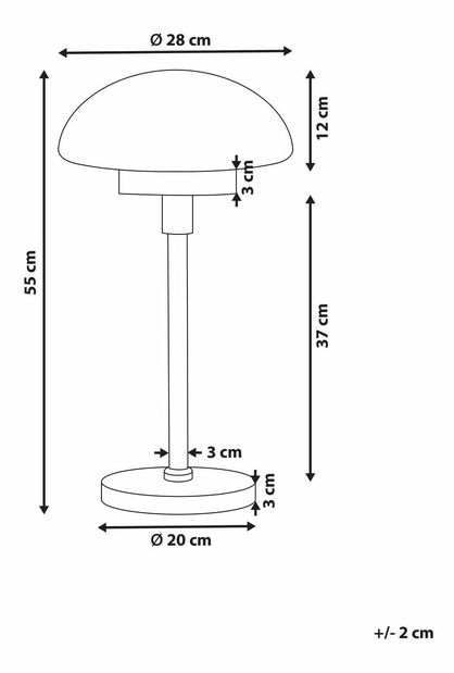 Nástenné osvetlenie Minza (čierna)