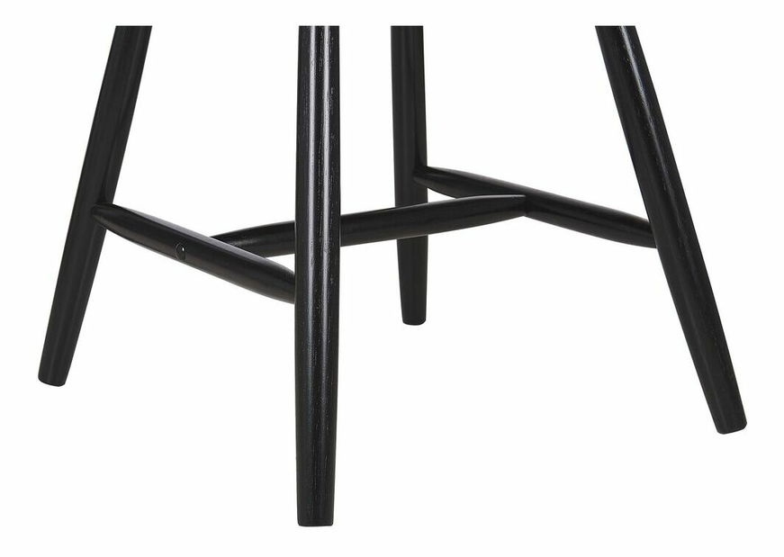Set 2 buc. scaune pentru sufragerie Burank (negru)