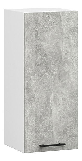 Felső konyhaszekrény Organo W 30 (fehér + beton)
