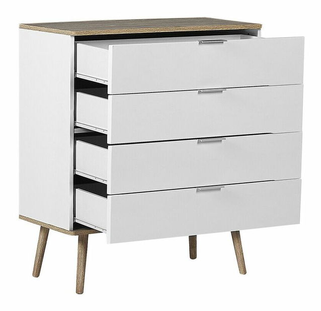 Comodă WASURA (alb)