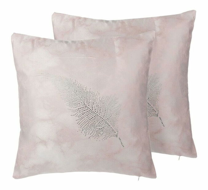Set 2 buc. pernă 45x45 SILENCE (roz)