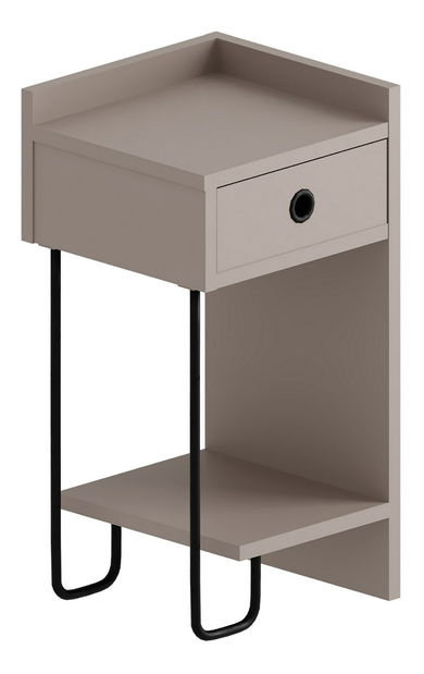 Noćni stolić Simon (svijetla mokka)