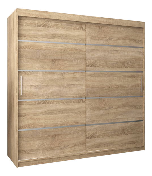 Šatníková skriňa 200 cm Verika 1 200 (dub sonoma)