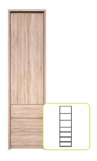 Dulap cu rafturi Rihana Typ 5