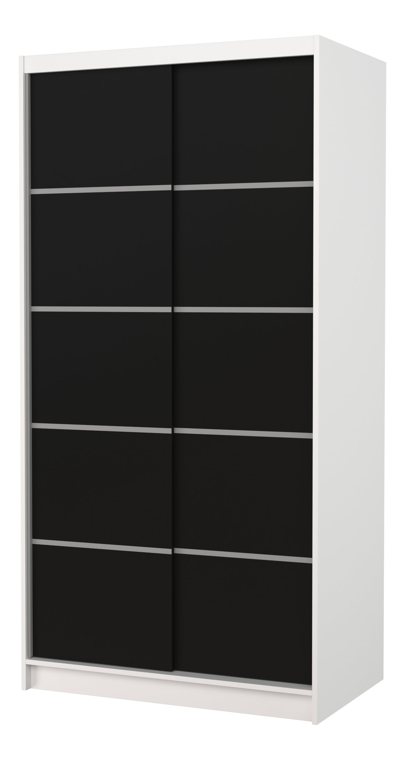 Ruhásszekrény Remea (fehér + fekete)