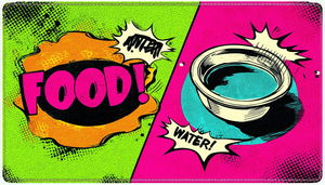 Podložka pod misky Passpa 6 (viacfarebné)