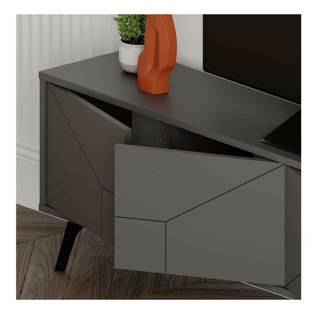 TV stolík/skrinka Duben (antracit)