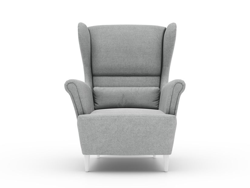 Kreslo ušiak Ushabi (sivá)