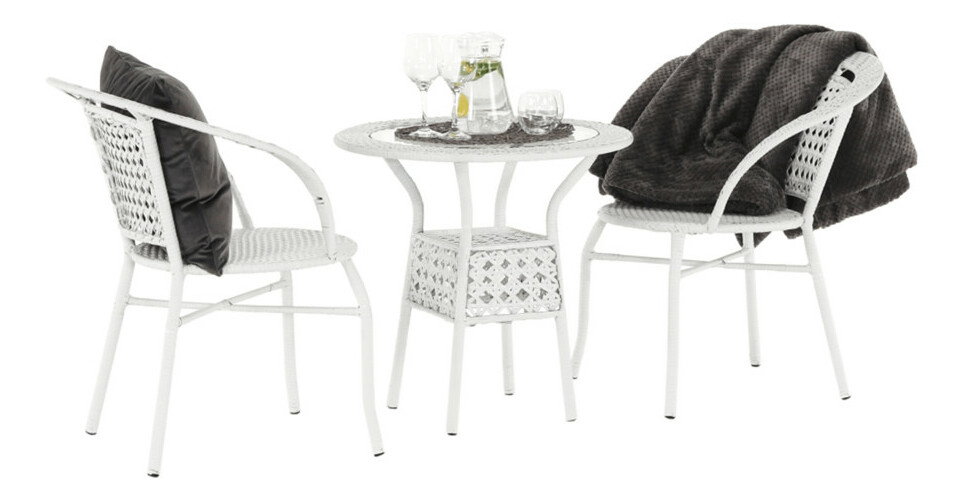 Kerti rattan szett 1+2 Jenna