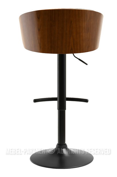 Stolica Elviria H (tamni orah + crna)