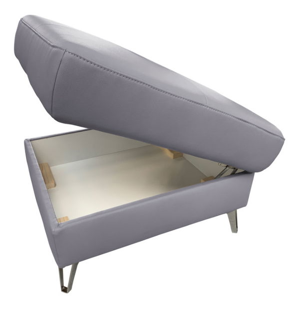 Taburetka BRW Corti (sivá) (s úl. priestorem)