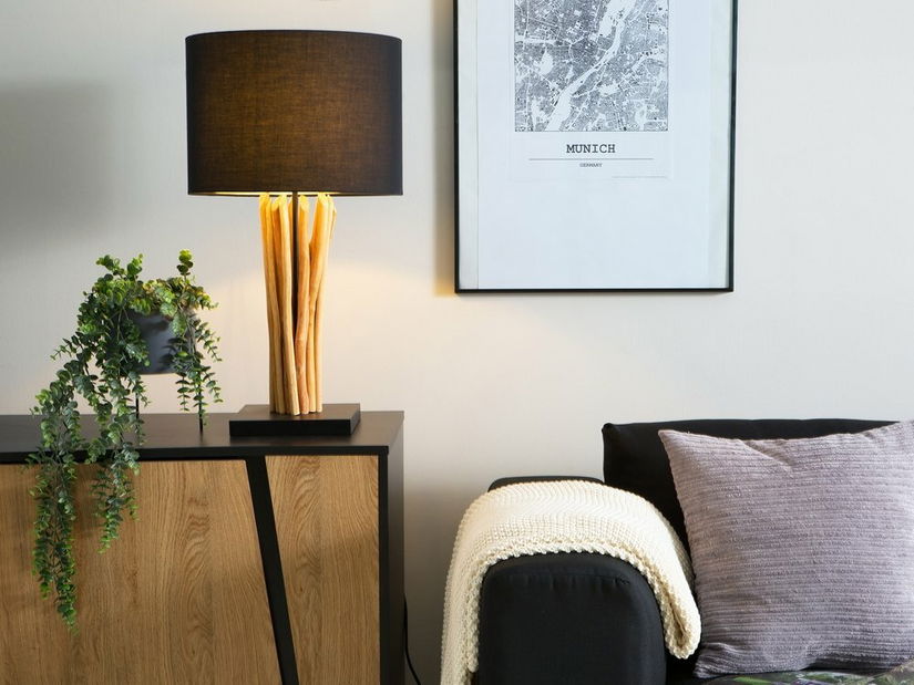 Asztali lámpa Aprilo (fekete)