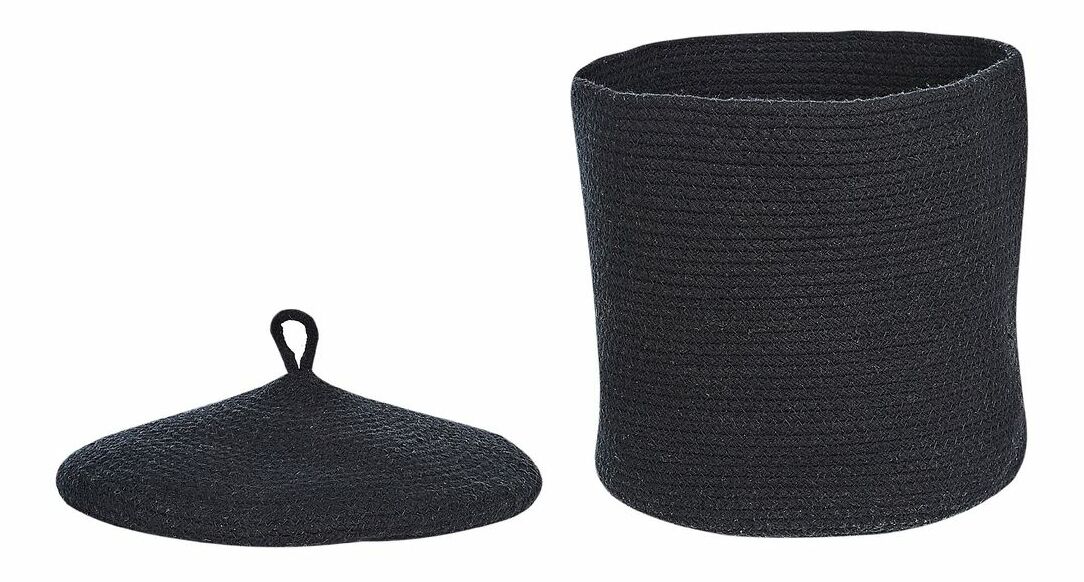 Set 2 ks úložných košov Seara (čierna) 