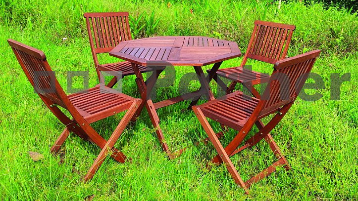 Set 2 ks. Záhradná stolička Nancy (Meranti) *výpredaj